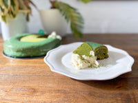 Chewy Matcha Mochi Cake *GF